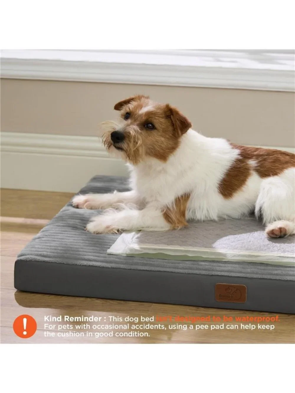 Orthopedic Dog Bed for Large Dogs Washable Pet Beds for CRATE(35